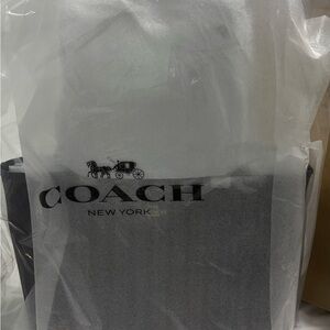 Coach Dark Brown Signature Tote